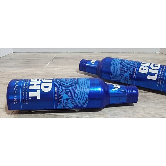 Bud Light Beer Bottle Stand-up Cooler Door Handle Set of 2 - Picture 5 of 10